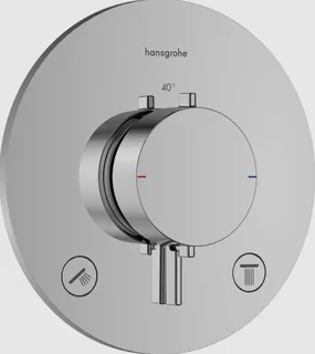 Смеситель для душа, Hansgrohe, Ecostat Comfort, на 2 потребителя, цвет-хром