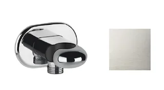 Шланговое подсоединение, Gessi, GOCCIA, цвет-Brushed Chrome — иконка