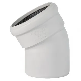 Отвод, Ostendorf, Skolan Safe, SKB, 30°, 200, PP-MD, цвет-RAL 7035 светло-серый