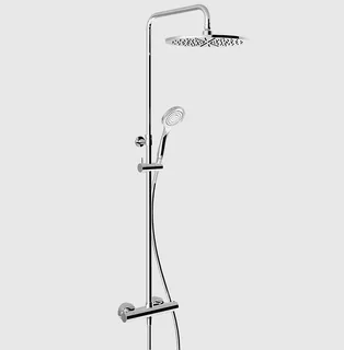 Душевая стойка, Gessi, Minimalistic shower, цвет-хром