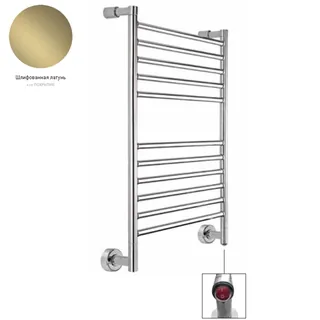 Полотенцесушитель, Margaroli, Mini, шгв 520*102*714, нижнее, Box, цвет-Brushed Brass PVD