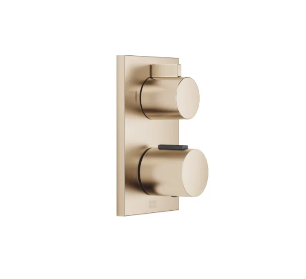 Смеситель для душа, Dornbracht, Series specific, на 2 потребителя, цвет-Light Gold сатинированный