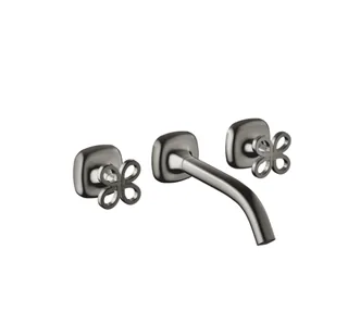 Смеситель для раковины, Dornbracht, COYA, настенный встраиваемый, цвет-Dark Chrome
