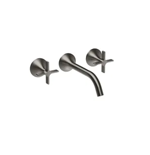 Смеситель для раковины, Dornbracht, Vaia, настенный встраиваемый, цвет-Dark Platinum сатинированная
