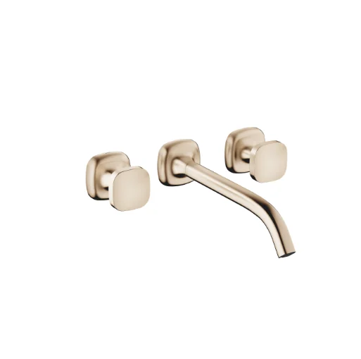 Смеситель для раковины, Dornbracht, COYA, настенный встраиваемый, цвет-Light Gold сатинированное (PVD)