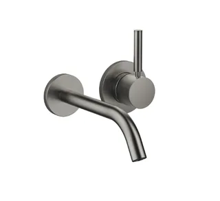 Смеситель для раковины, Dornbracht, Meta, настенный встраиваемый, цвет-Dark Platinum сатинированная