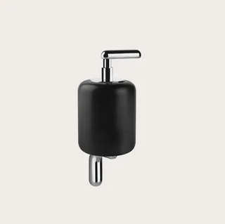 Дозатор для жидкого мыла, Gessi, Goссia, шгв 90*108*228, цвет дозатора-черный матовый — иконка