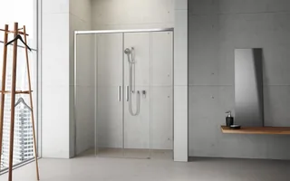 Дверь, Radaway, Idea DWD, шв 1700*2005, петли-универсальные (слева или справа), хром, цвет стекла-прозрачный, Easy Clean