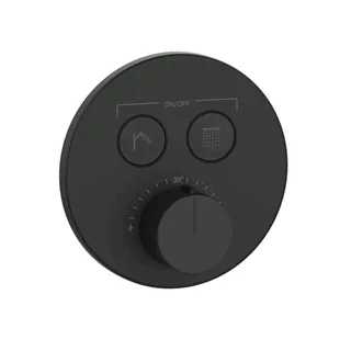 Смеситель для душа, Gessi, HI-FI Comfort, на 2 потребителя, цвет-черный матовый