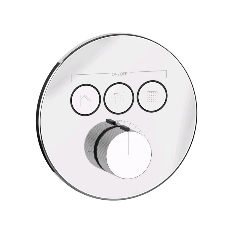 Смеситель для душа, Gessi, HI-FI Comfort, на 3 потребителя, цвет-хром