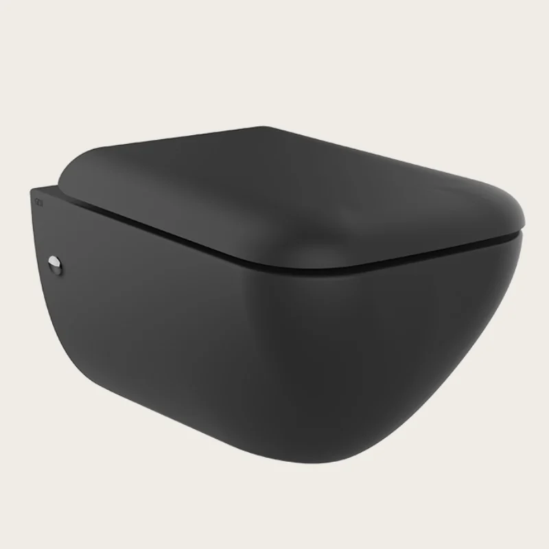 Унитаз, Gessi, подвесной, шгв 358*540*404, цвет-чёрный матовый