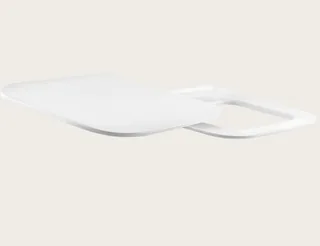 Сиденье для унитаза, Gessi, шг 360*474, цвет-Matt White Ceramic