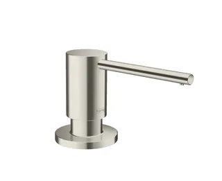 Дозатор для жидкого мыла, Hansgrohe, A41, шгв 131*66*318, цвет дозатора-сталь