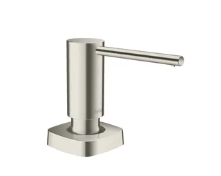 Дозатор для жидкого мыла, Hansgrohe, A71, шгв 66*98*92, цвет дозатора-сталь