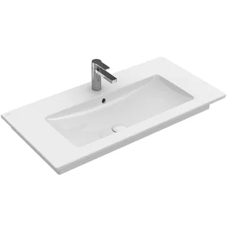 Раковина, Villeroy&Boch, Venticello, шгв 800*500*165, отверстия для смесителя-1 сквозное, 2 промаркированных, CeramicPlus, цвет-камень белый (Ston — иконка