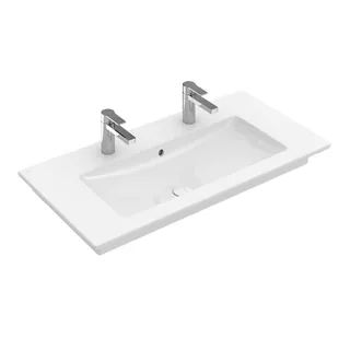 Раковина, Villeroy&Boch, Venticello, шгв 1000*500*120, отверстия для смесителя-2, CeramicPlus, цвет-камень белый (Stone White)