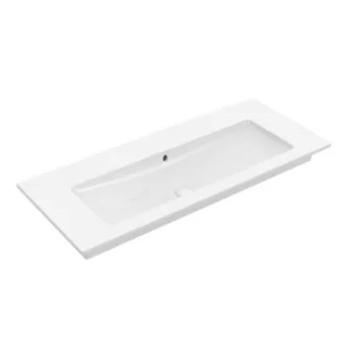 Раковина, Villeroy&Boch, Venticello, шгв 1200*500*120, отверстия для смесителя-отсутствуют, цвет-альпийский белый