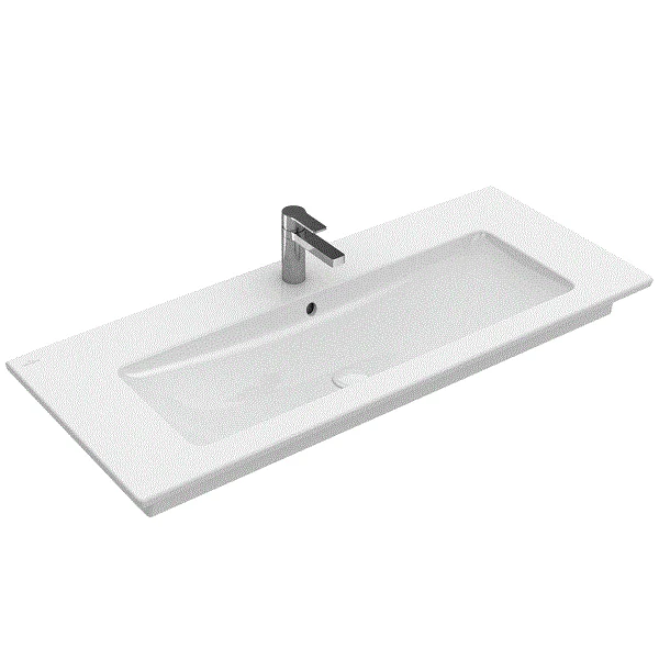 Раковина, Villeroy&Boch, Venticello, шгв 1200*500*165, CeramicPlus, цвет-альпийский белый
