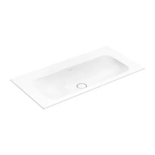 Раковина, Villeroy&Boch, Finion, шгв 1000*500*100, отверстия для смесителя-отсутствуют, CeramicPlus, цвет-альпийский белый