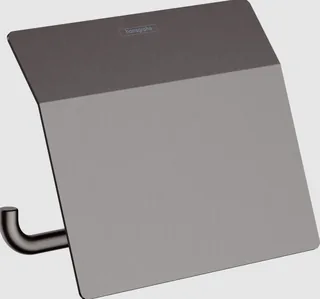 Бумагодержатель, Hansgrohe, AddStoris, шгв 141*52*86, цвет-шлифованный черный хром