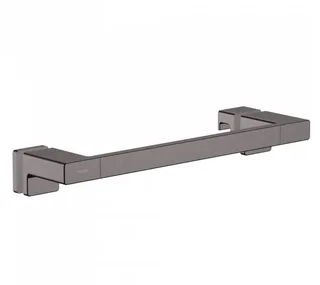 Ручка-полотенцедержатель, Hansgrohe, AddStoris, шгв 398*79*52, цвет-шлифованный черный хром — иконка