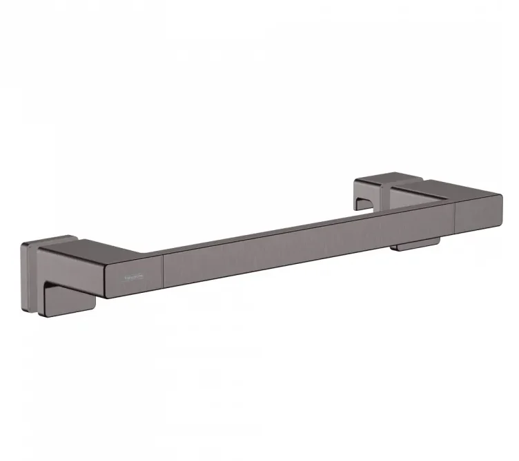 Ручка-полотенцедержатель, Hansgrohe, AddStoris, шгв 398*79*52, цвет-шлифованный черный хром