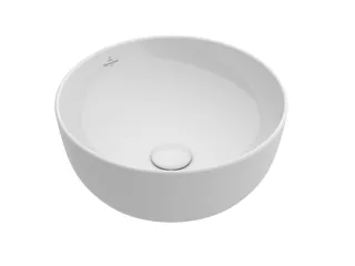 Раковина, Villeroy&Boch, Artis, шгв 430*430*125, отверстия для смесителя-отсутствуют, CeramicPlus, цвет-альпийский белый