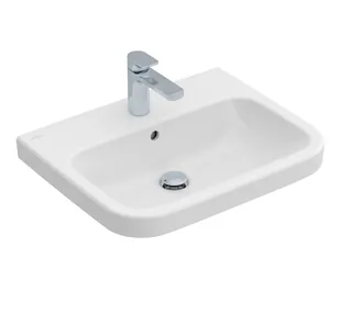 Раковина, Villeroy&Boch, Architectura, шгв 600*470*125, отверстия для смесителя-1 сквозное, 2 промаркированных, цвет-альпийский белый