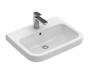 Раковина, Villeroy&Boch, Architectura, шгв 650*470*180, отверстия для смесителя-1 сквозное, 2 промаркированных, CeramicPlus, цвет-альпийский белый