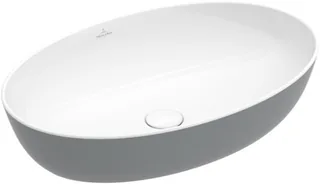 Раковина, Villeroy&Boch, Artis, шгв 610*410*130, отверстия для смесителя-отсутствуют, цвет-French Linen