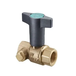 Шаровой кран Optibal TW Ду 32 мм, Rp1 1/4"xRp1 1/4", PN10, бронза