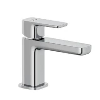 Смеситель для раковины, Kludi, Renon, 85, Push-Open, EcoPlus, цвет-хром