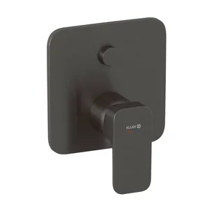 Смеситель для душа, Kludi, Renon, на 1 потребитель, с переключателем-PUSH&SWITCH, цвет-сталь оружейная