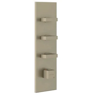 Смеситель для душа, Gessi, на 3 потребителя, цвет-Finox Brushed Nickel