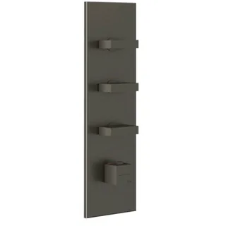 Смеситель для душа, Gessi, на 3 потребителя, цвет-Black Metal Brushed PVD (старый арт. 43026/707)