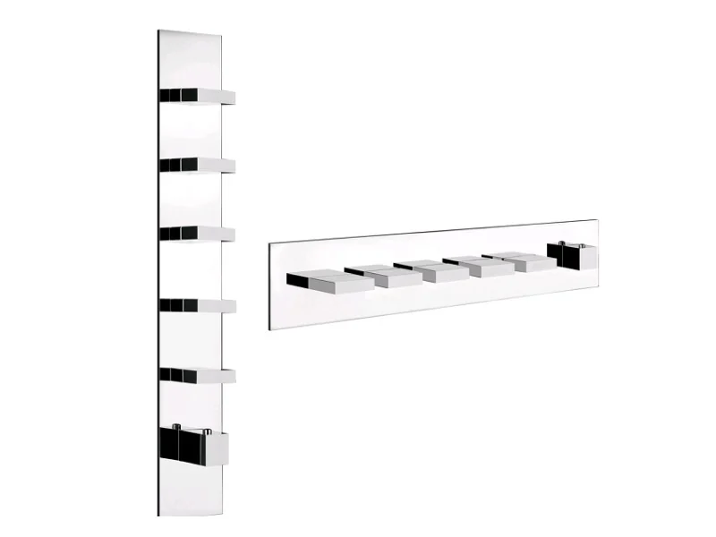 Смеситель для душа, Gessi, Rettangolo Wellness, цвет-Copper PVD