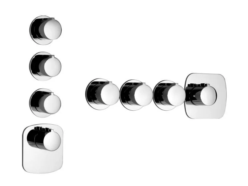 Смеситель для душа, Gessi, Tondo Wellness, цвет-хром