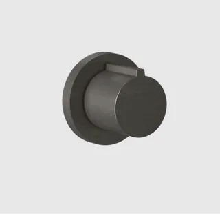 Вентиль, Gessi, Anello, запорный, 3/4", цвет-Black Metal Brushed PVD