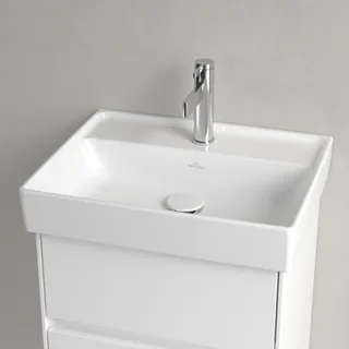 Раковина, Villeroy&Boch, Collaro, шгв 500*400*150, отверстия для смесителя-1, CeramicPlus, цвет-альпийский белый