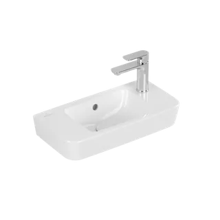 Раковина, Villeroy&Boch, O.Novo, шгв 500*250*95, отверстия для смесителя-1 сквозное, 1 промаркированное, AntiBac, цвет-альпийский белый