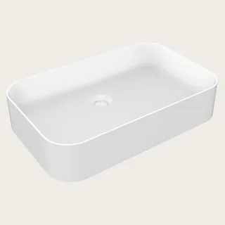 Раковина, Gessi, шгв 604*384*125, отверстия для смесителя-отсутствуют, цвет-белый