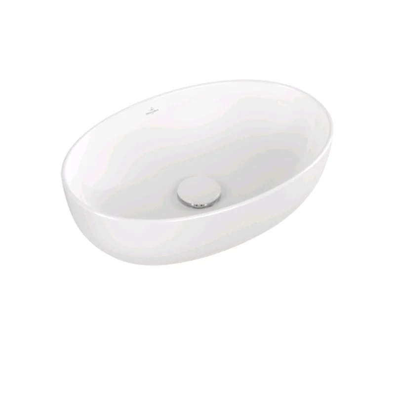 Раковина, Villeroy&Boch, Artis, шгв 485*325*135, отверстия для смесителя-отсутствуют, цвет-альпийский белый (белый Alpin)