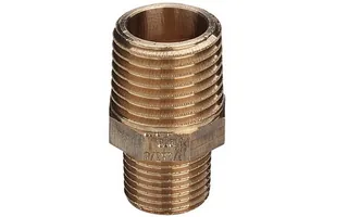 Ниппель, НН, 1 3/4", 1 1/2", бронза, редукционный
