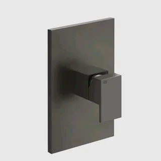 Смеситель для душа, Gessi, Rettangolo, на 1 потребитель, цвет-Black Metal Brushed PVD