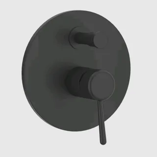 Смеситель для душа, Gessi, Goссia, на 2 потребителя, цвет-черный матовый