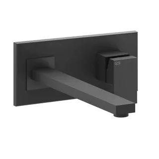 Смеситель для раковины, Gessi, Rettangolo, цвет-черный матовый