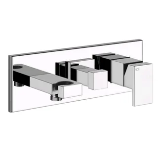 Смеситель для душа, Gessi, Rettangolo, на 2 потребителя, цвет-хром