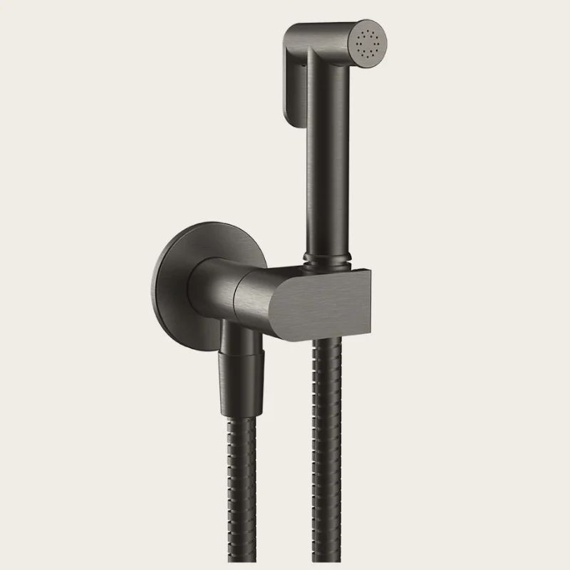 Гигиенический душ, Gessi, цвет-Black Metal Brushed PVD