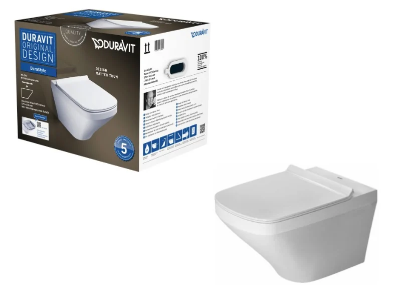 Унитаз, Duravit, Durastyle, подвесной, шгв 370*540*355, цвет-белый