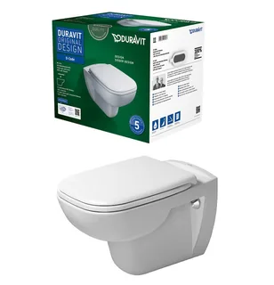 Унитаз, Duravit, D-Code, подвесной, шгв 355*545*430, HygieneGlaze, цвет-белый — иконка